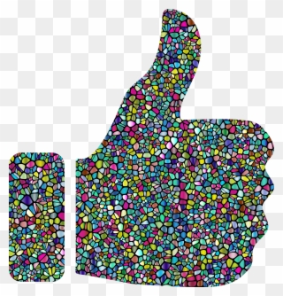Big Image - Thumbs Up Sign With Transparent Background Clipart
