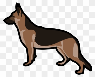 Thank You - Old German Shepherd Dog Clipart