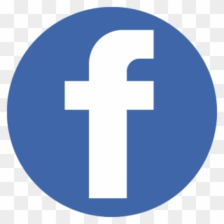Follow Us In Facebook - Facebook Icon Png Blue Clipart