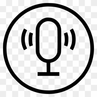 Recording Speech Recognization Voice Recorder Input - Speech Recognition Icon Clipart