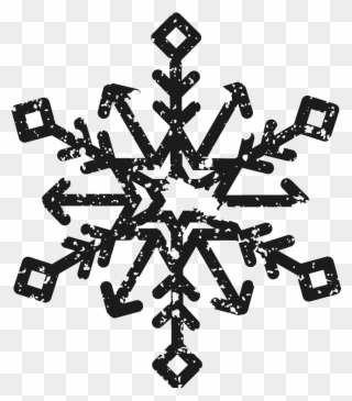 Distressed Snowflake Stamp Joy With Snowflake Svg Clipart 1698019 Pinclipart
