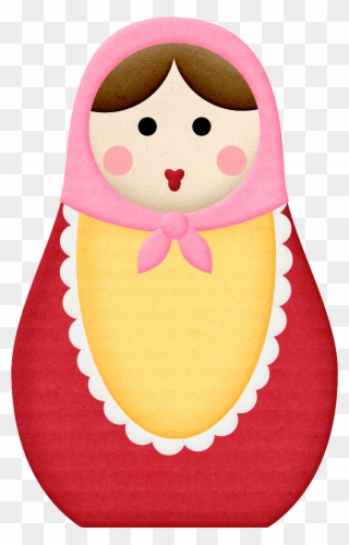 Minus Kokeshi Dolls, Matryoshka Doll, Tole Painting, - Bonecas Matrioskas Desenho Png Clipart