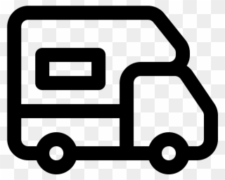 The Icon Is A Very Simplified Depiction Of An Rv Camper - Operational In Warehouse Icon Clipart