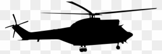 Helicopter Silhouette Png Clipart Royalty Free Stock - Black Hawk Helicopter Silhouette No Background Transparent Png