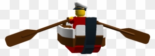 Rowboat - Cartoon Clipart