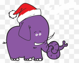 We Wish You A 'nelly' Christmas And A Happy New Year - Nelly Elephants Don T Forget Clipart