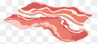 Bacon Strip Clip Art - Png Download