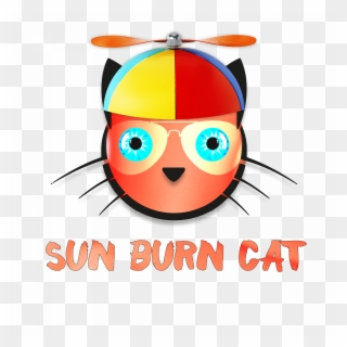Copy Cat Sun Burn Cat Clipart