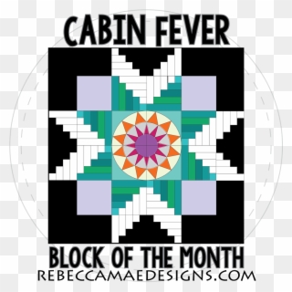 Image Of Cabin Fever ~ Block Of The Month Quilt Pattern - Quilt Clipart