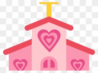 Church Love Cliparts - Pink Church Clipart - Png Download