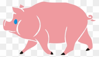 Pig Clip Art Pig Images Mycutegraphics Backgrounds - Domestic Pig - Png Download