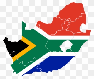 Maps Clipart Old Map - South Africa Map Flag - Png Download