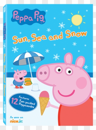 It's Always Perfect Weather For Peppa Pig's Amusing - Peppa Pig Sun Sea And Snow Dvd Clipart