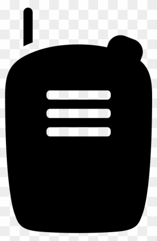 Walkie Talkie Filled Icon - Drawing Clipart