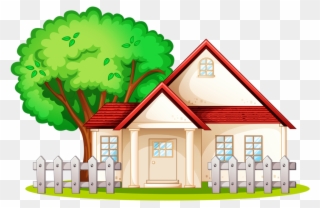 Фотки House Clipart, Clipart Images, Household Items, - Neighborhood House Cartoon - Png Download