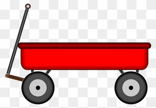 Clip Free Library Covered Wagon Clipart Free - Red Wagon Clip Art - Png Download