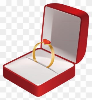 Image Library Stock Clipart Engagement Ring - Wedding Ring In Box Png Transparent Png