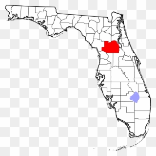 File Map Of Florida Highlighting Miami Dade - Map Of Florida Clipart