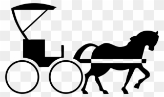 Wagon Vector Wedding Indian Horse Jpg Freeuse Stock - Horse And Buggy Icon Clipart