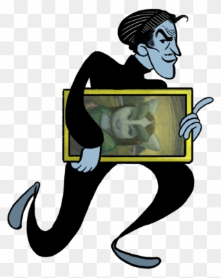 Stolen Picture - Stealing Art Clipart