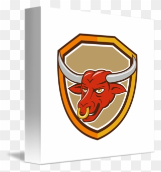 Texas Bull Nose Ring Longhorn Logo Clip Art Png Picture - Texas Longhorn Transparent Png