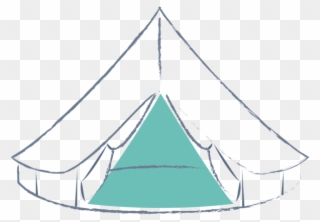 Tent Clipart Bell Tent - Bell Tent Vector - Png Download