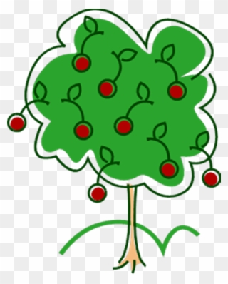 Apple Tree - Cherry Tree Clipart Free - Png Download