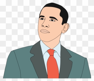 Celebrity Clipart African American - Barack Obama Clipart Png Transparent Png