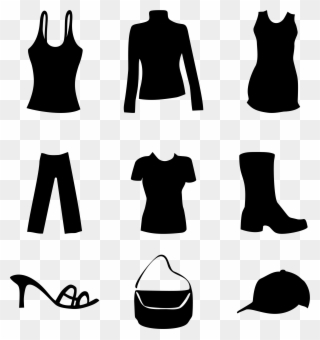 Big Image - Clothes And Shoes Clipart - Png Download