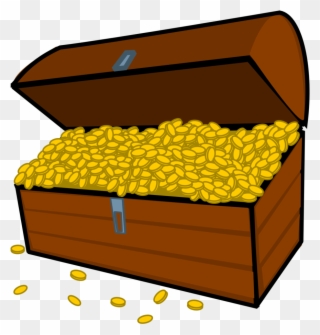 Gold Clip Art Download - Cartoon Treasure Chest Png Transparent Png
