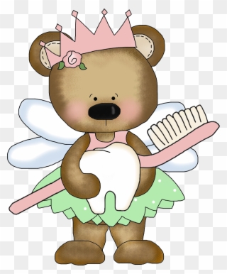 Plaque Clipart Placard - Tooth Fairy Bear Clipart - Png Download