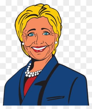 Free Clipart Of Hillary Clinton - Hillary Clinton Clip Art - Png Download