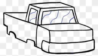 How To Draw Monster Truck - Step By Step Drawing Monster Truck Clipart