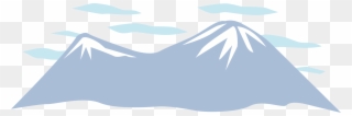 Diagram Mountain Silhouette - Клипарт Горы Clipart