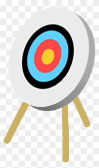 Archery - Bow And Arrow Target Png Clipart