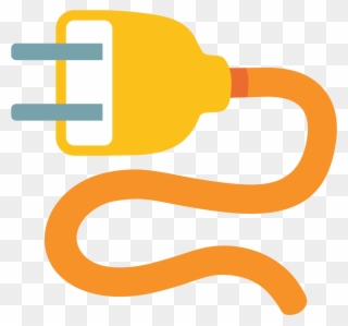 Plug Emoji Png Clip Art Black And White Stock - Electricity Emoji Transparent Png