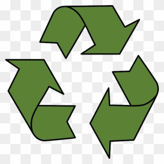 Reduce, Reuse, Recycle - Simbolo De Los Materiales Reciclables Clipart