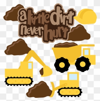 Clipart Royalty Free Stock A Little Dirt Never - Dump Truck With Dirt Clipart - Png Download