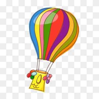 Disegni Di Mongolfiere Colorate Clipart Hot Air Balloon - Mongolfiera Colorata Disegno - Png Download