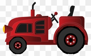 Net » Clip Art » Abstract Farm Tractor Scalable - Red Farm Tractor Png Transparent Png