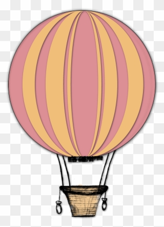 Hot Air Balloon Clipart Png Images - Hot Air Balloon Vintage Clipart Transparent Png