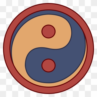 Free Yin Yang Symbol Clip Art - Yin And Yang Roman - Png Download