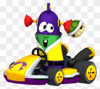 Larryboy Kart Nintega Dario Veggietales Model - Mario Kart 8 Larry Boy Clipart