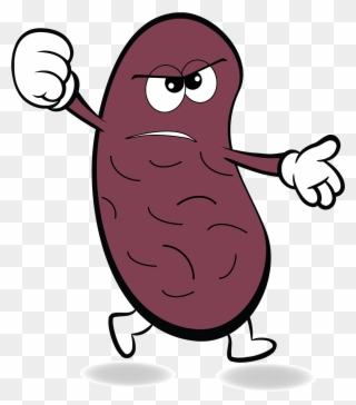 Angry - Dancing Kidney Clipart