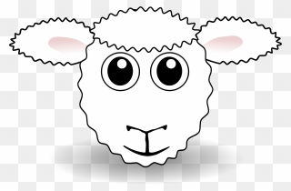 Sheep Head Drawing - Cara De Una Oveja Clipart