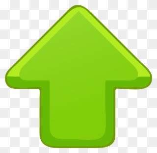 Up Arrow Green Small Clip Art - Green Up Arrow Icon - Png Download