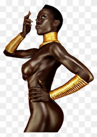 African Women Bust - Religion Clipart