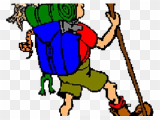 Camp Clipart Scouting Activity - Hiking - Png Download