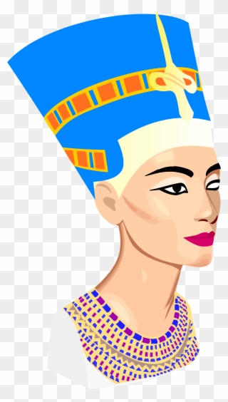 Beach Chairs Clipart - Bust Of Nefertiti Clipart - Png Download