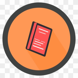 Book Computer Icons Author Public Domain - Book In Circle Clipart - Png Download
